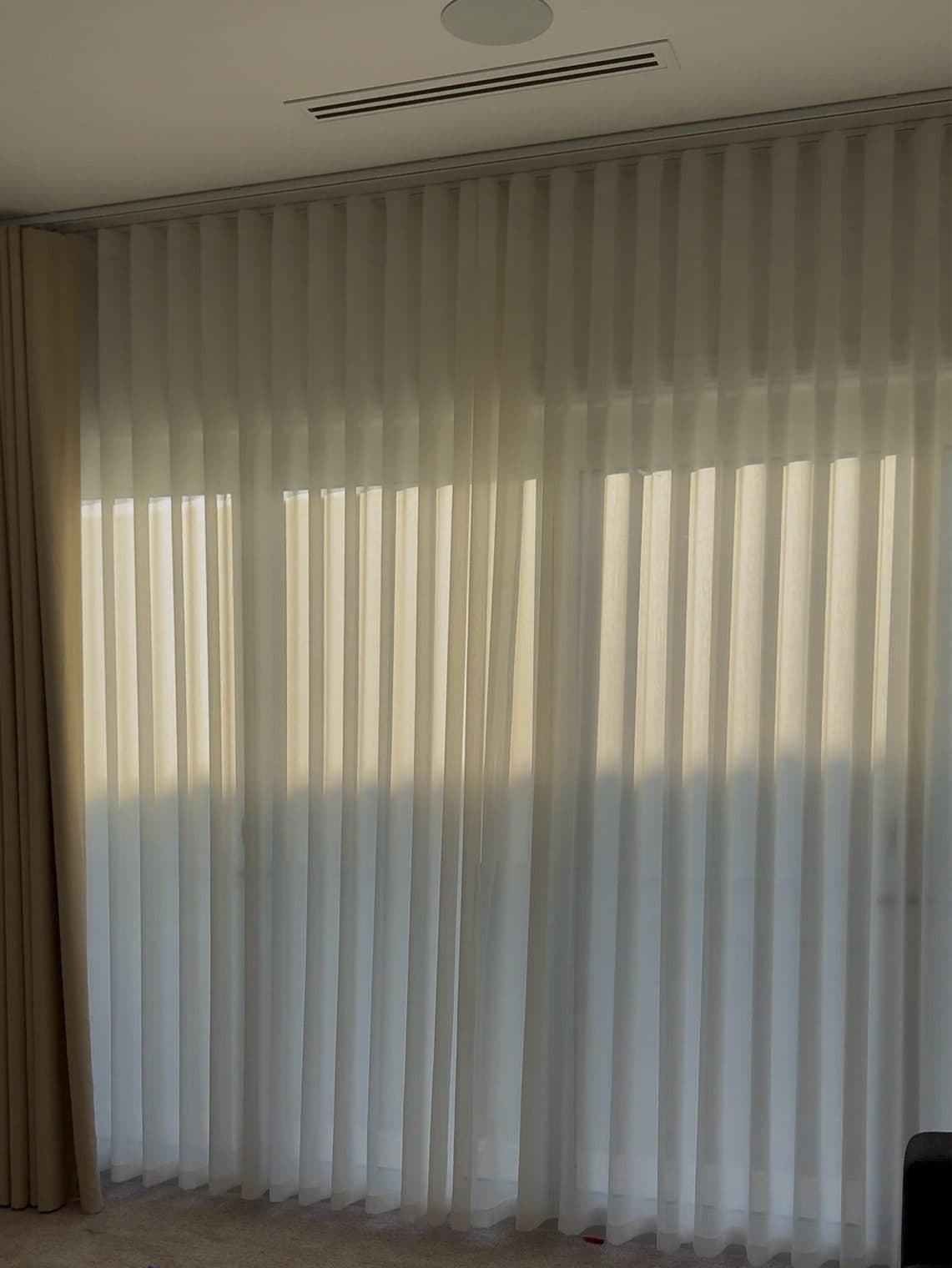 Sheer with a blockout layer